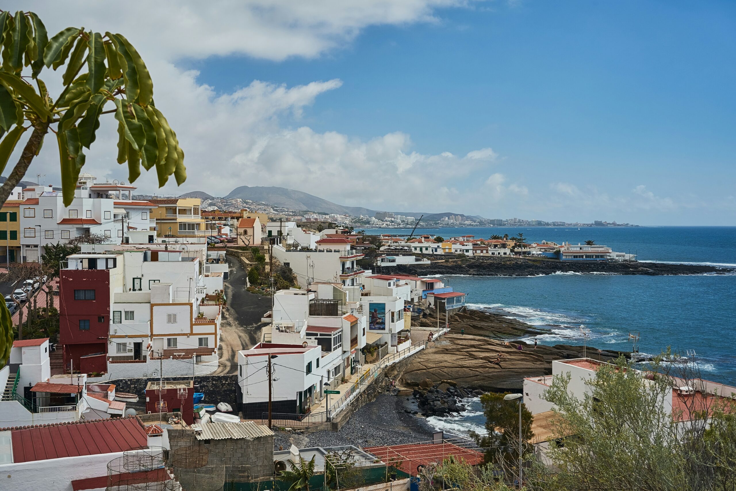 A small coastal town on the Canary Island of Tenerife.