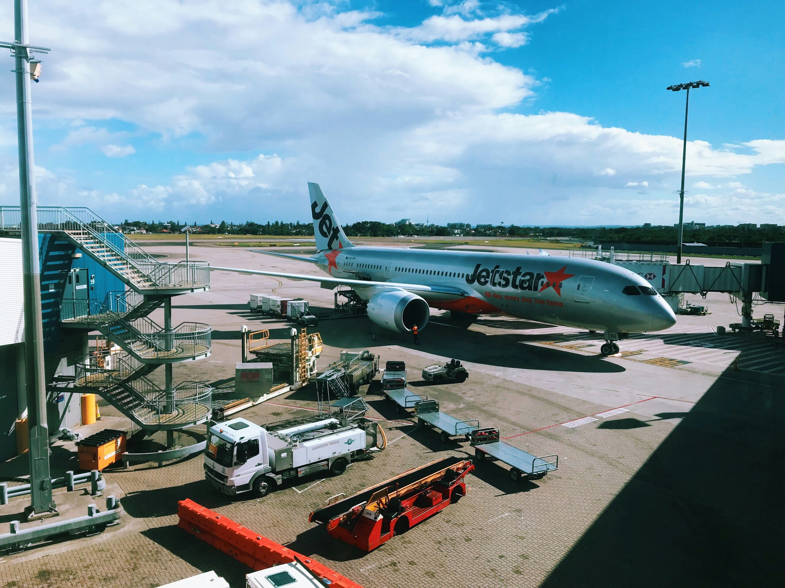 Jetstar plane.