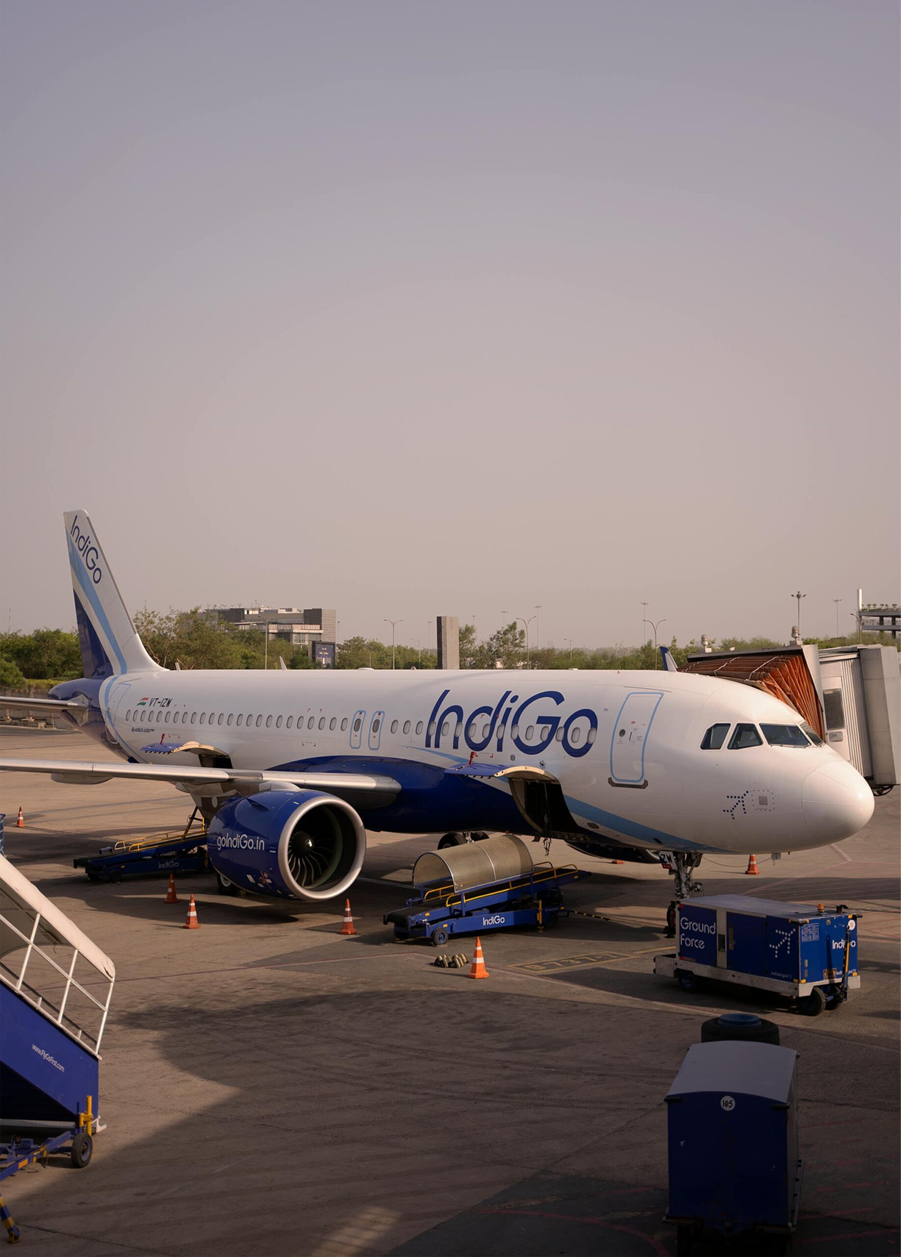 IndiGo airplane.