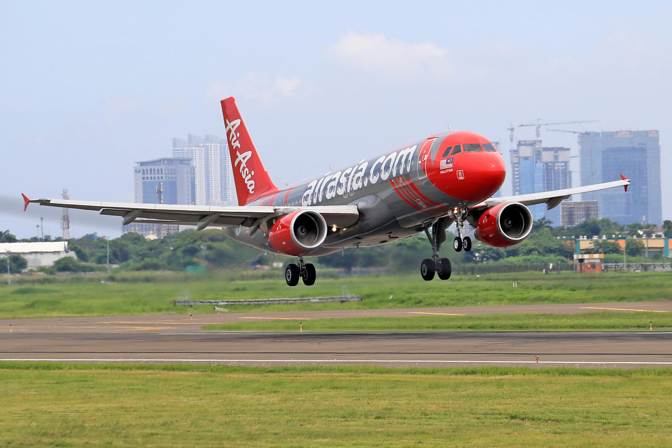 AirAsia airplane.