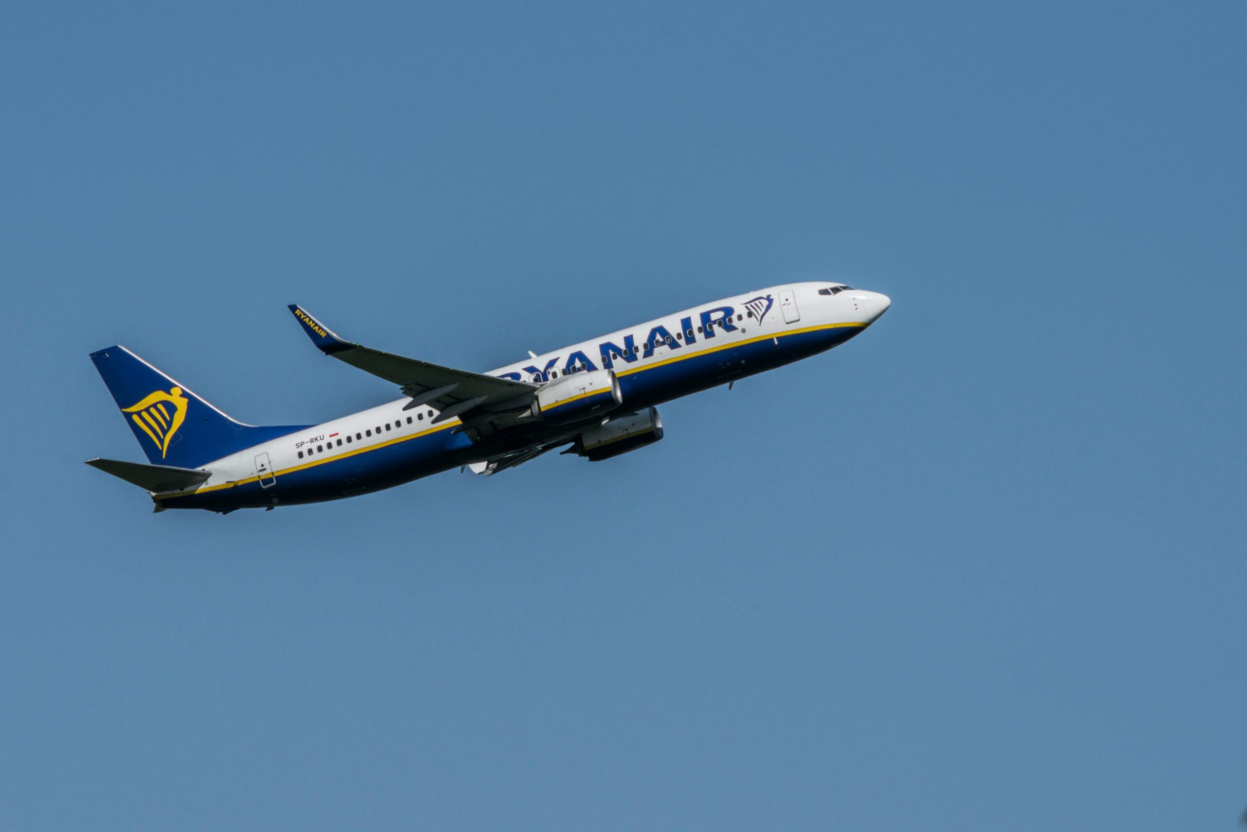 Ryanair plane.