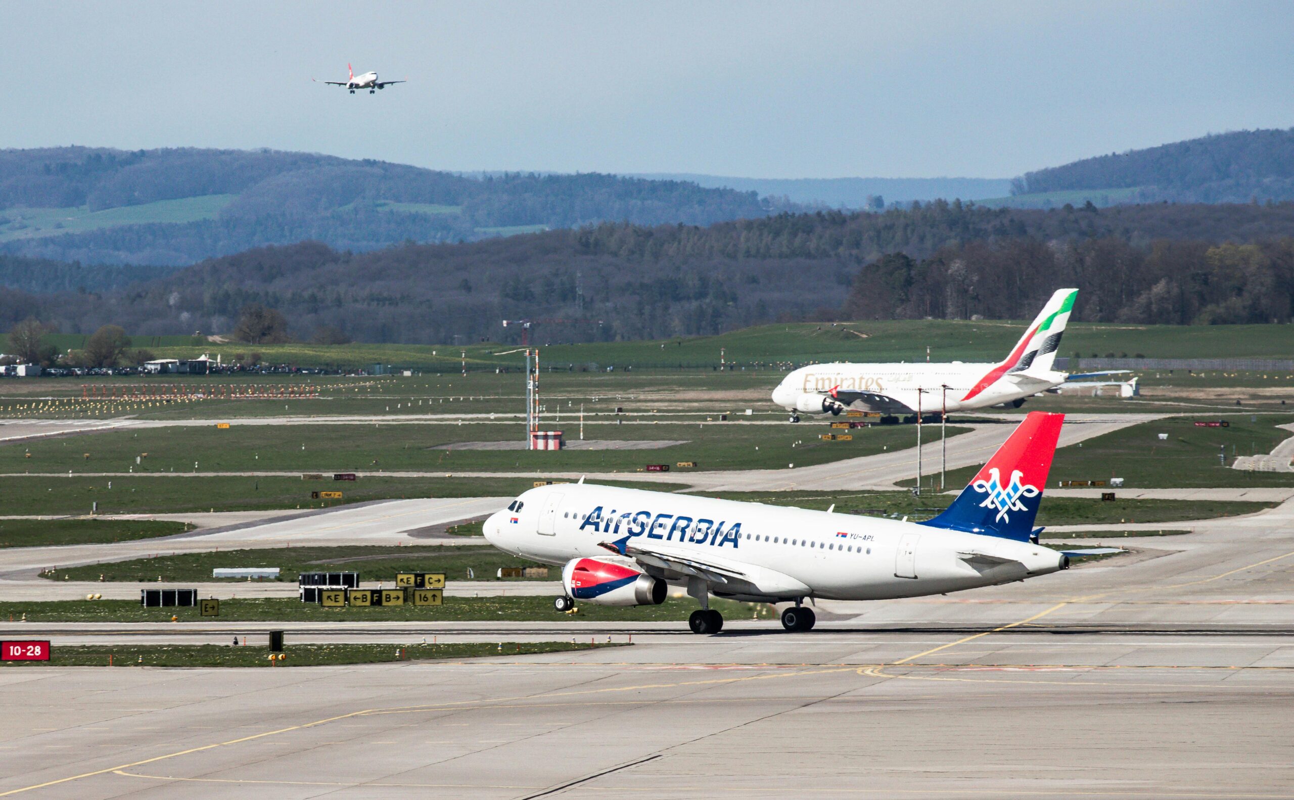 Air Serbia plane.