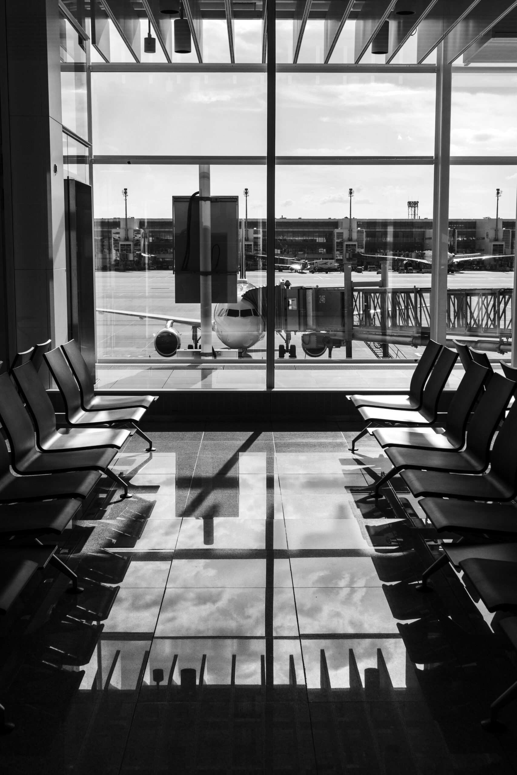 A room at an airport