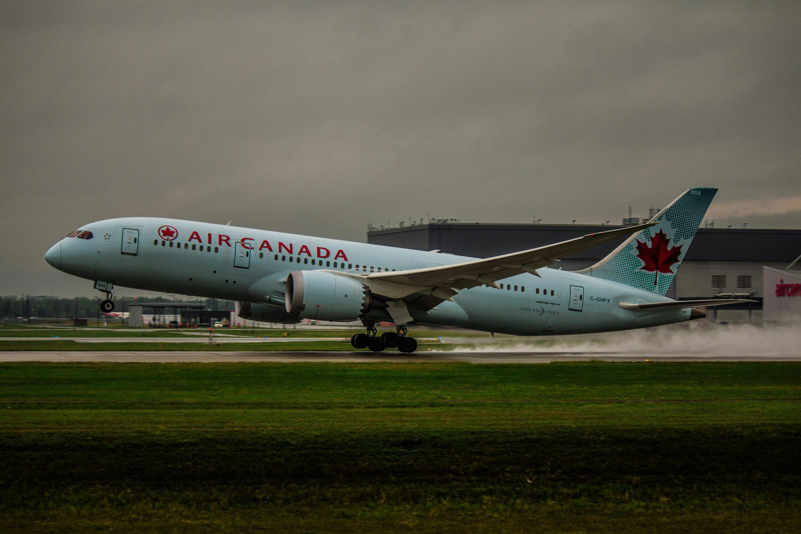 Air Canada plane.