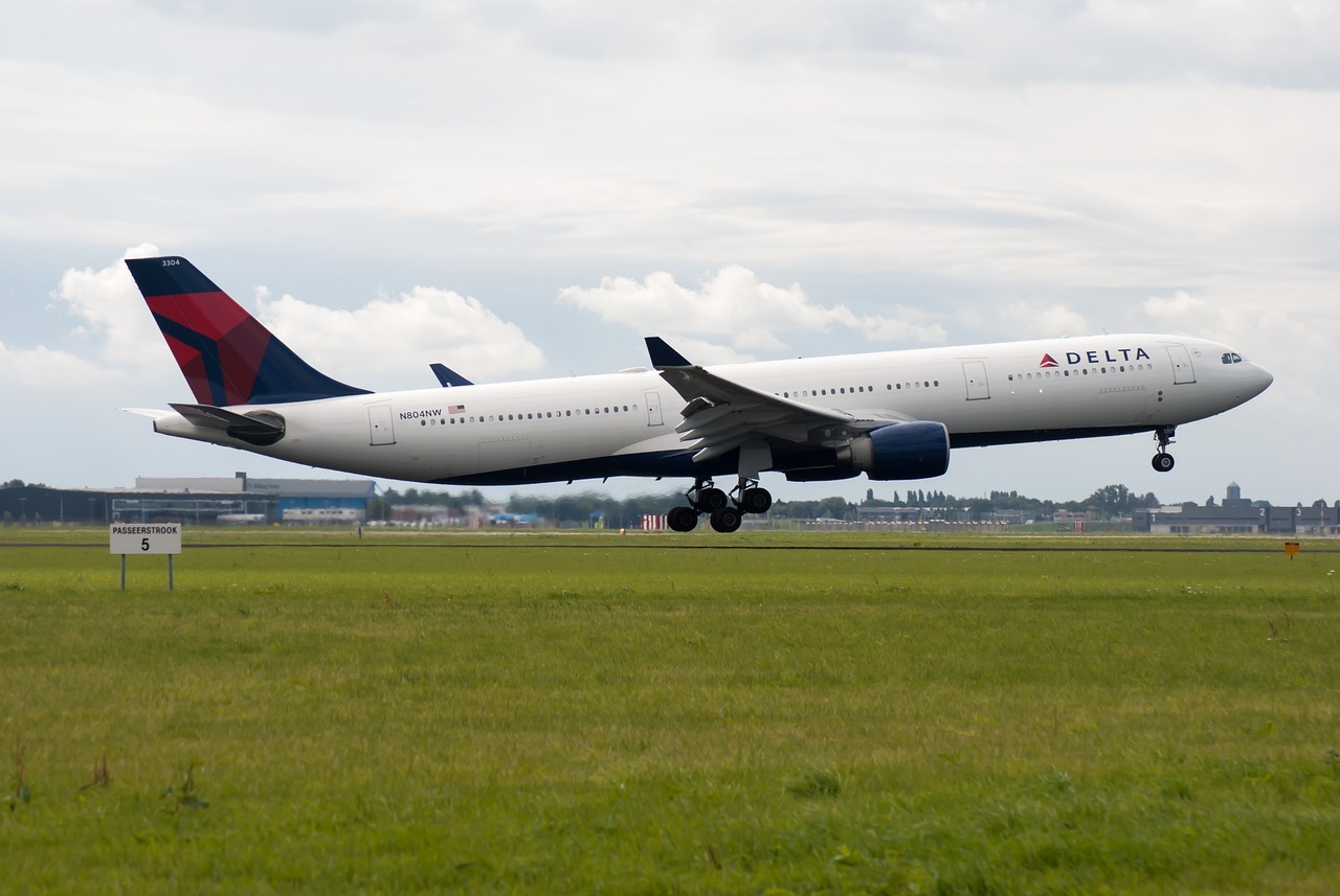 Delta Air Lines plane.