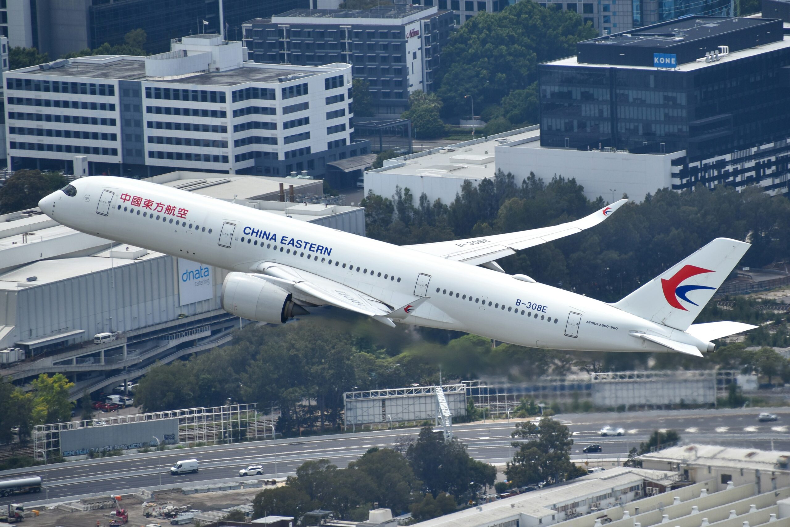 China Eastern Airlines plane.