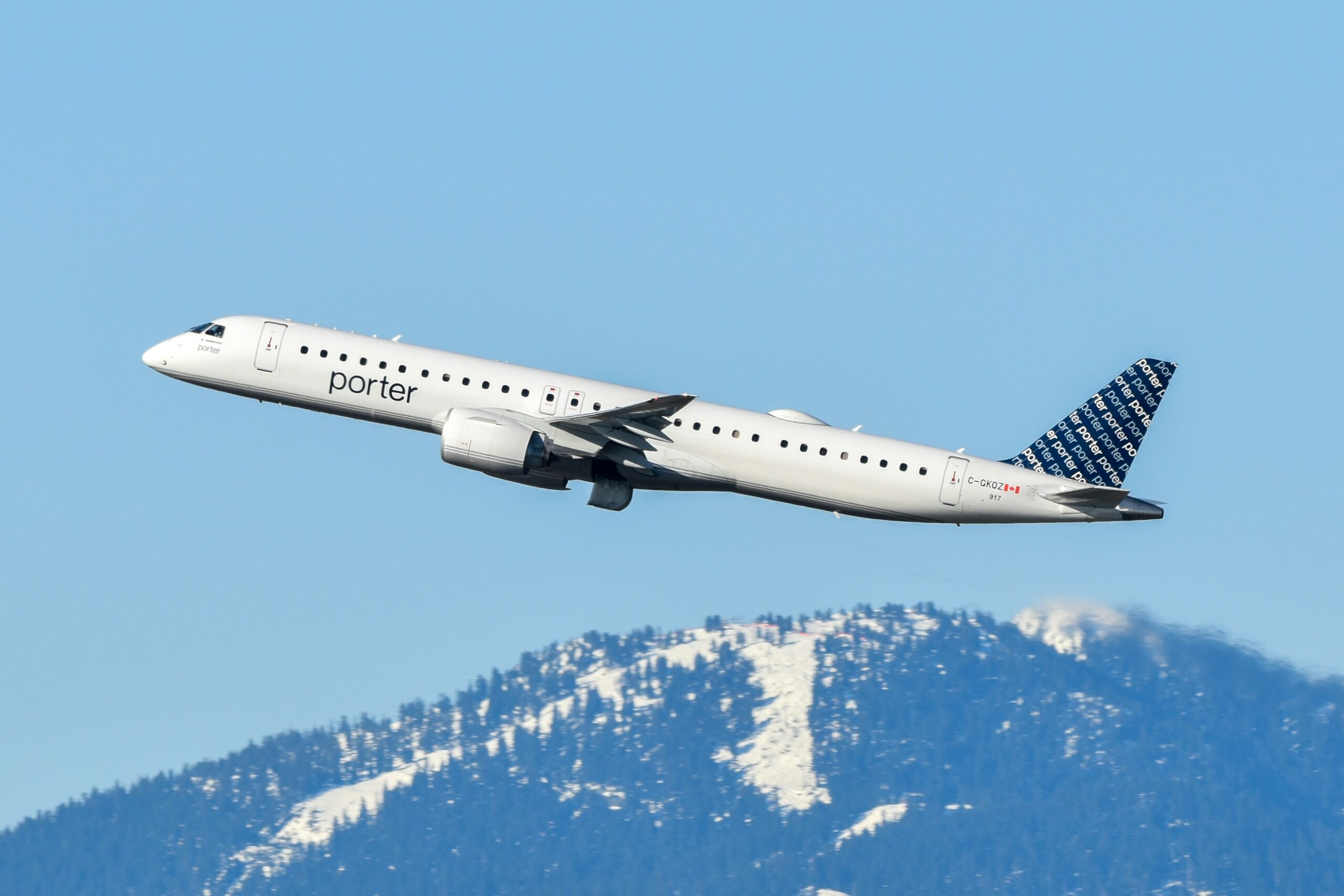 Porter Airlines plane.