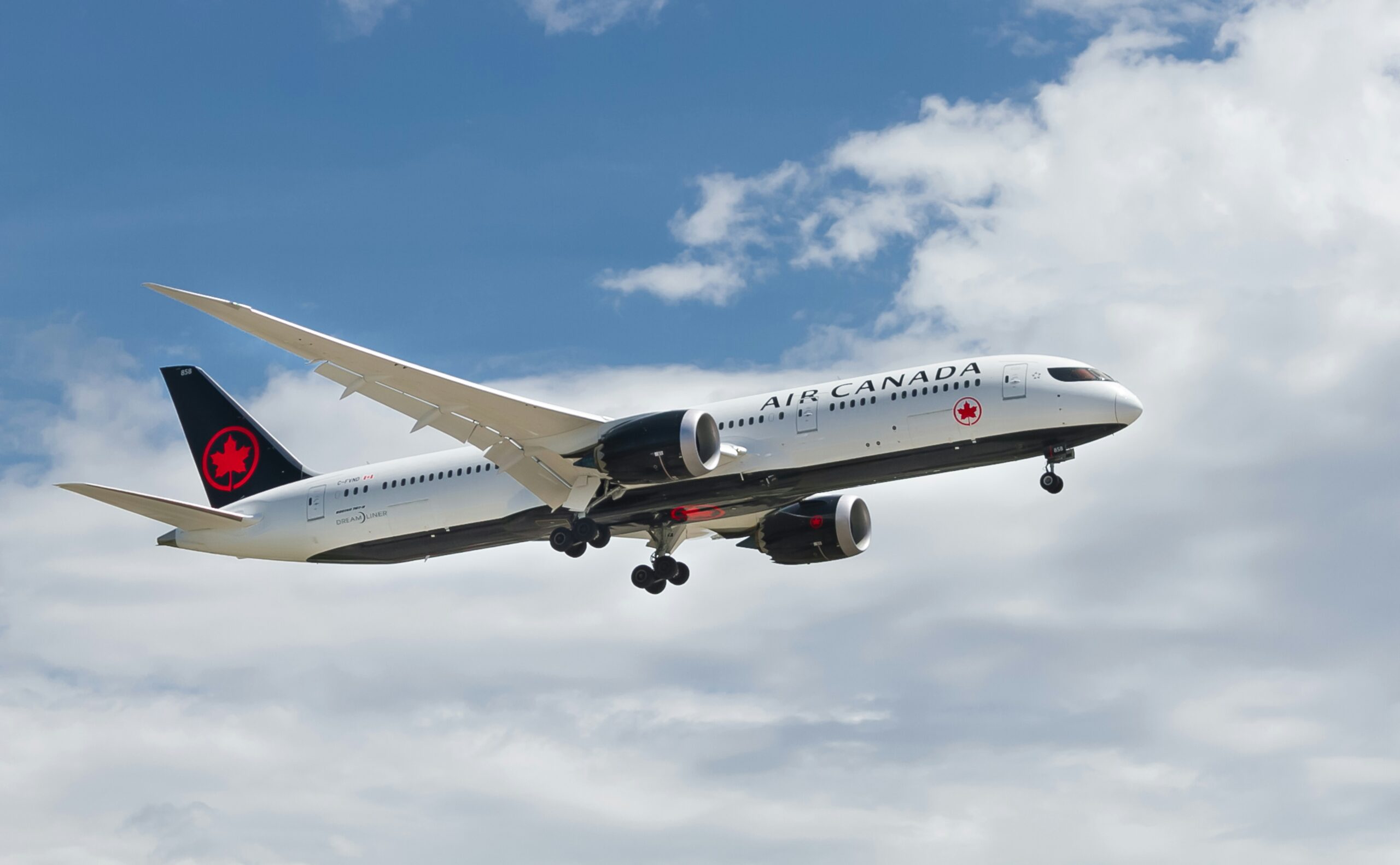 Air Canada plane.