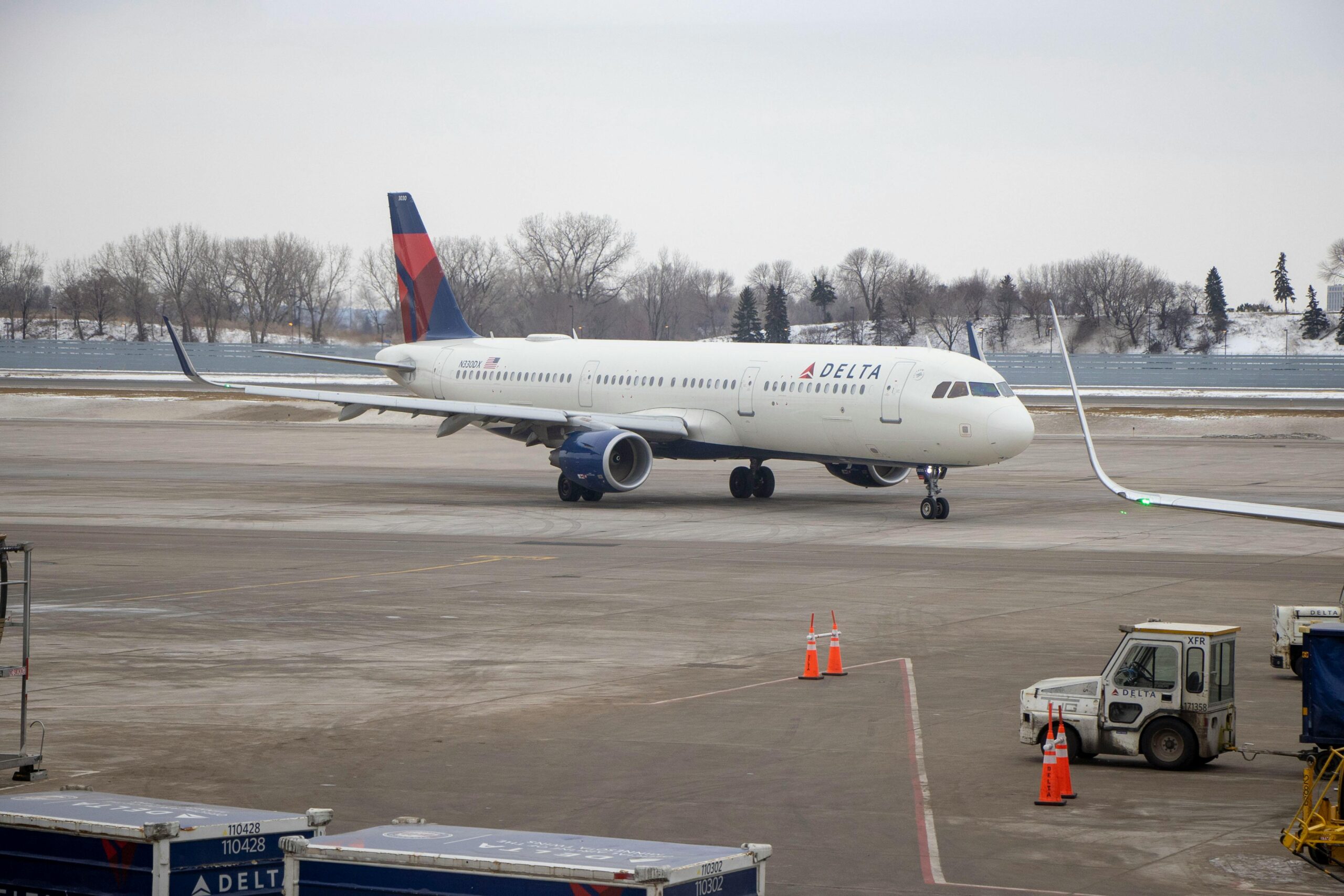 Delta Air Lines plane.