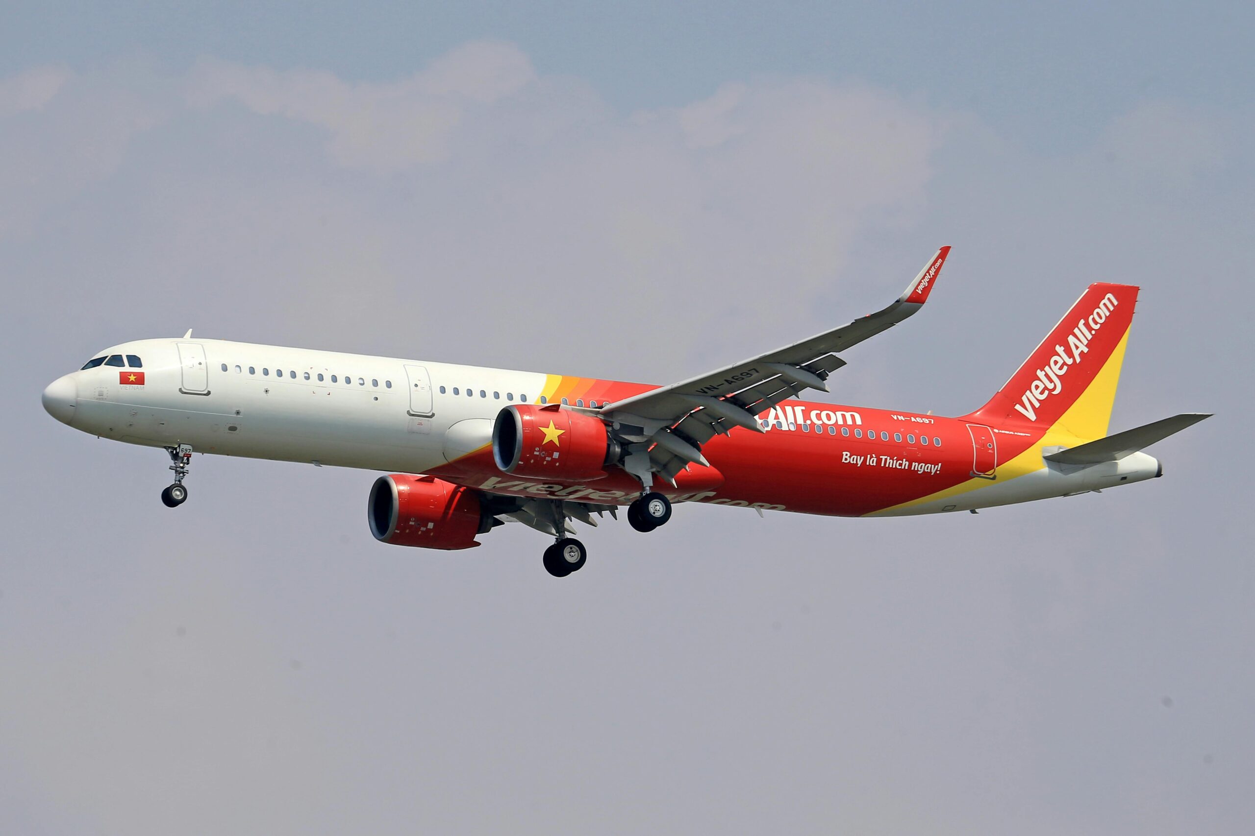 Vietjet Air plane.