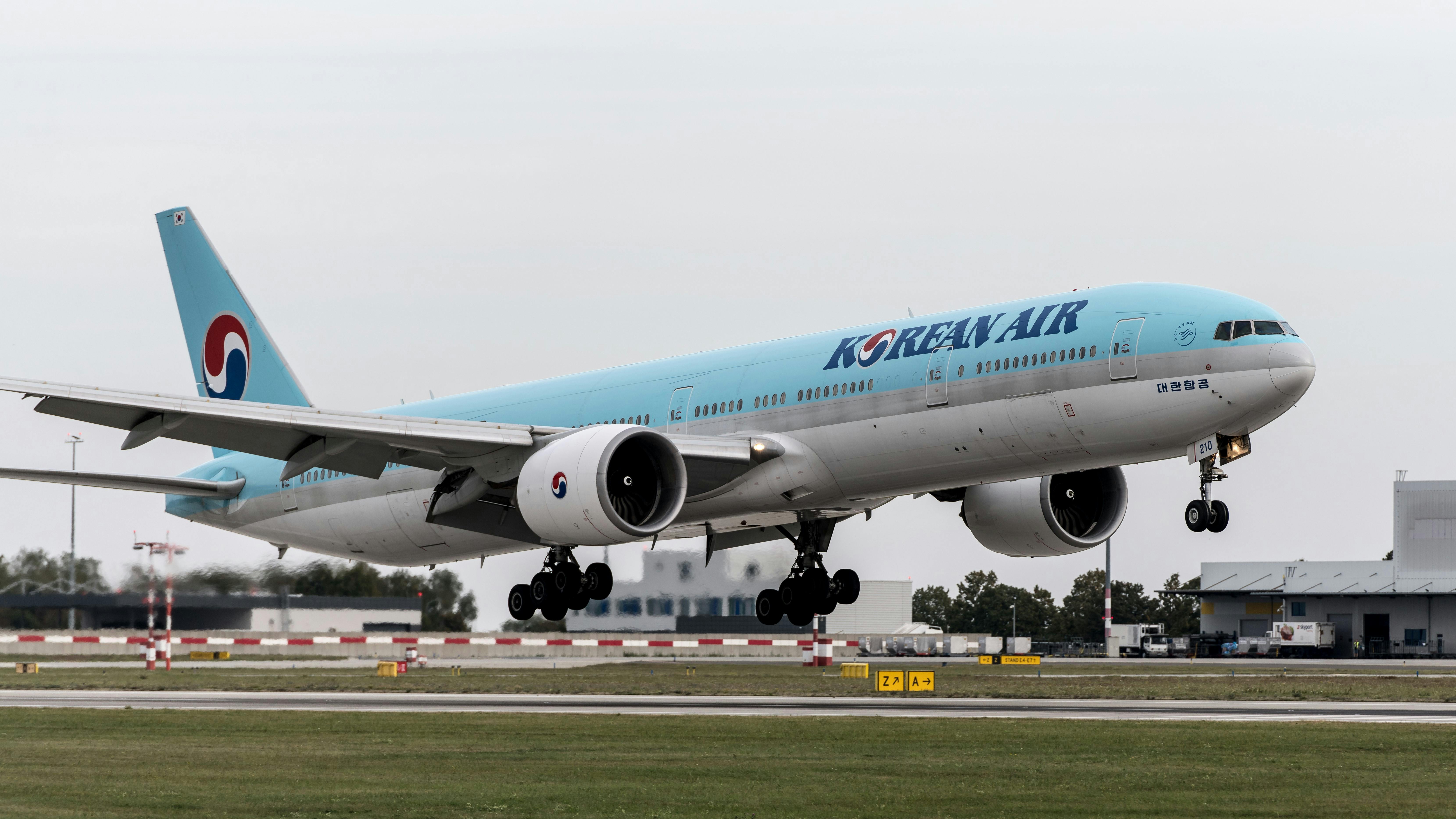 Korean Air plane.