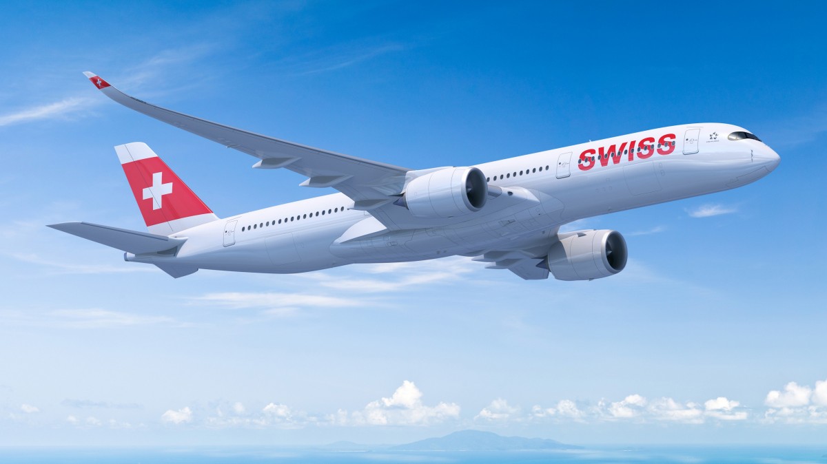 SWISS airlines plane