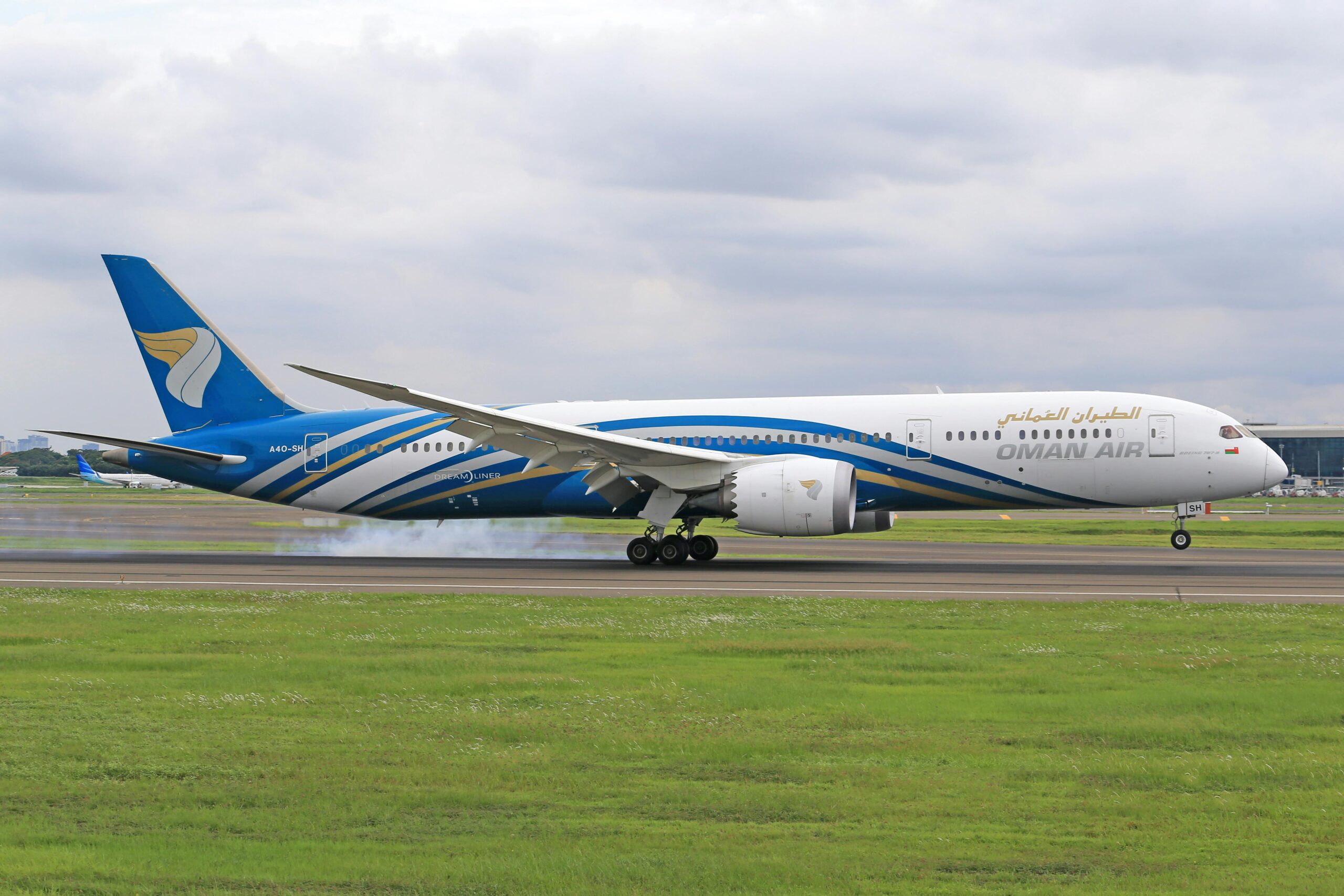 Oman Air plane