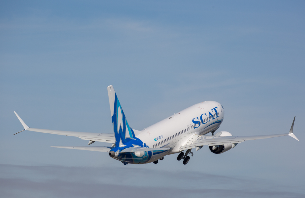 SCAT Airlines plane