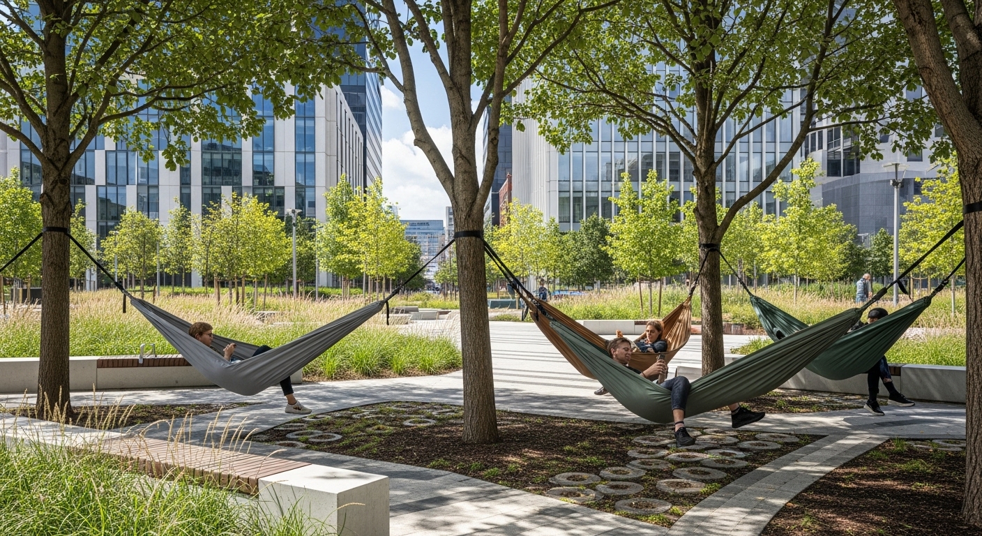 Stunning Cities Designed for Relaxing Public Naps