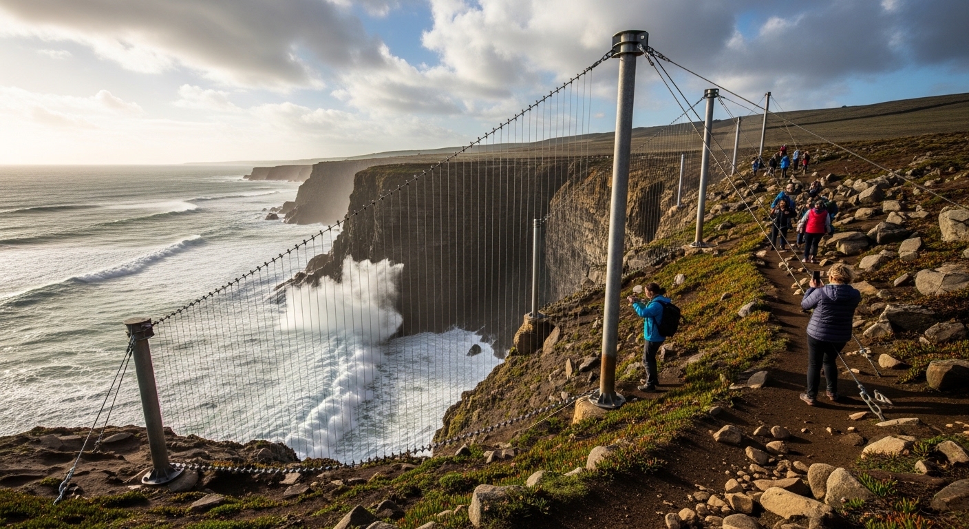 Cliff-Top Wind Harps and Sound Art Trails