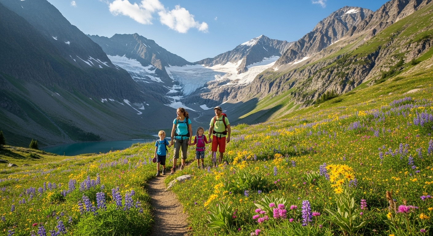 Mountain Cirques With Easy Family Trails