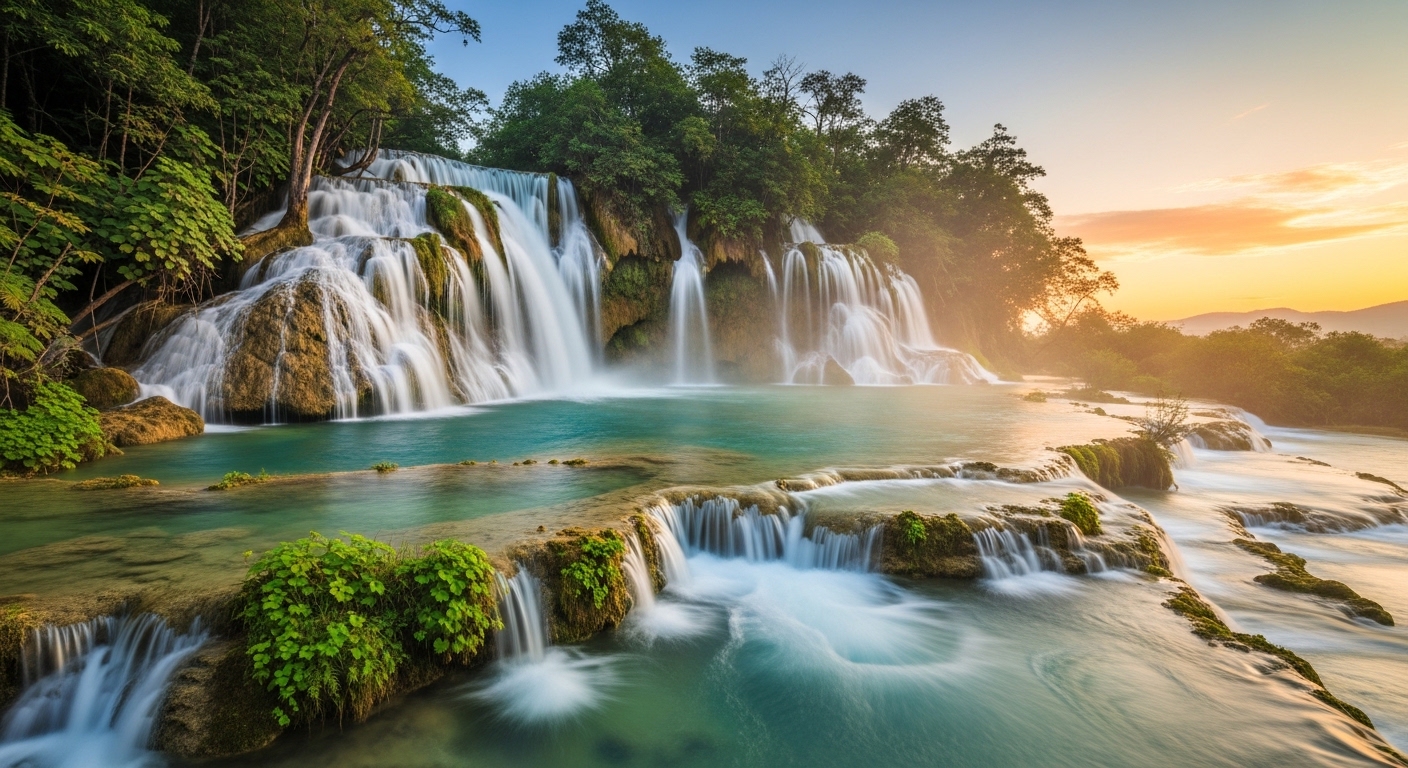 Waterfall Terraces You Can Climb Without Crowds