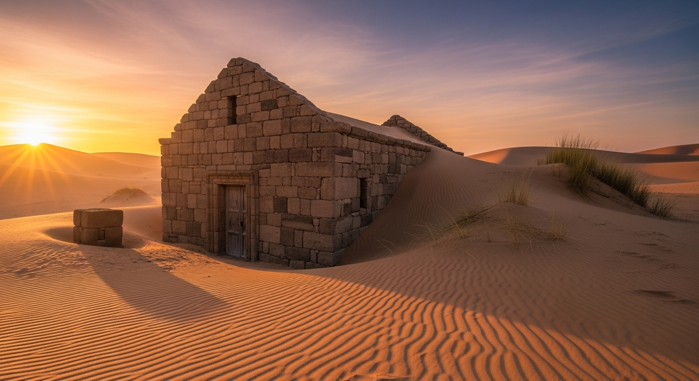 Buried Churches Unearthed by Shifting Sands