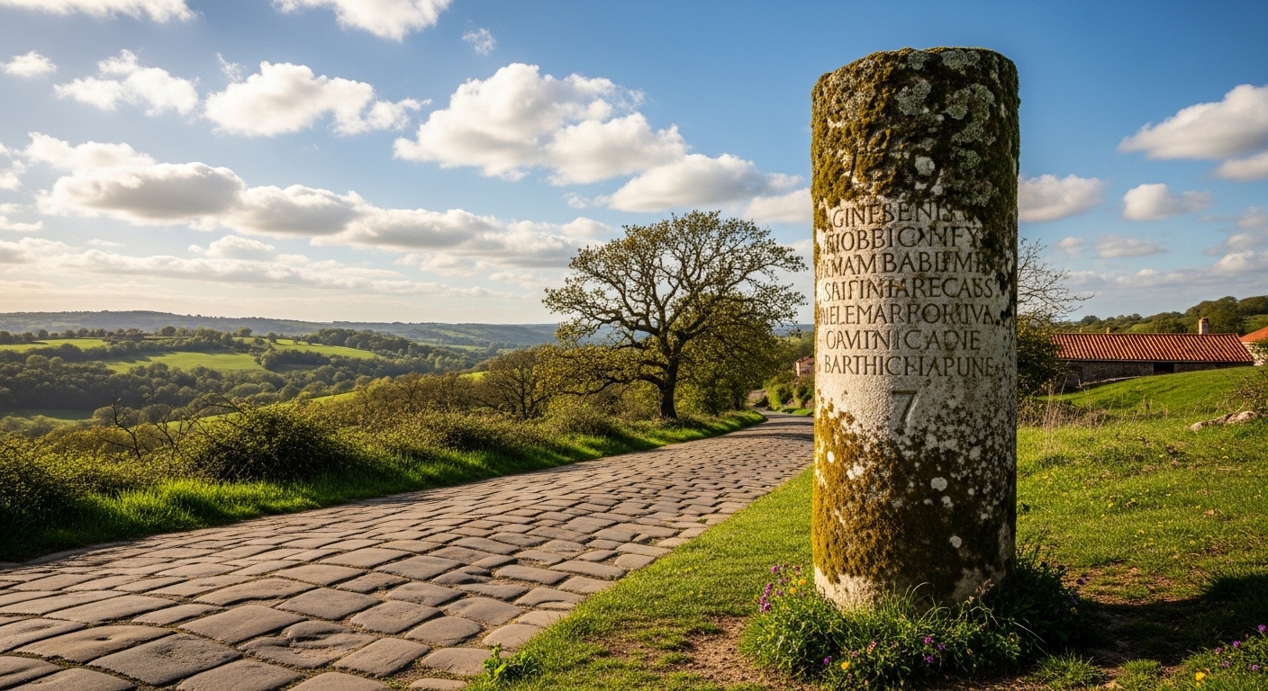 Ancient Road Milestones You Can Follow on Foot