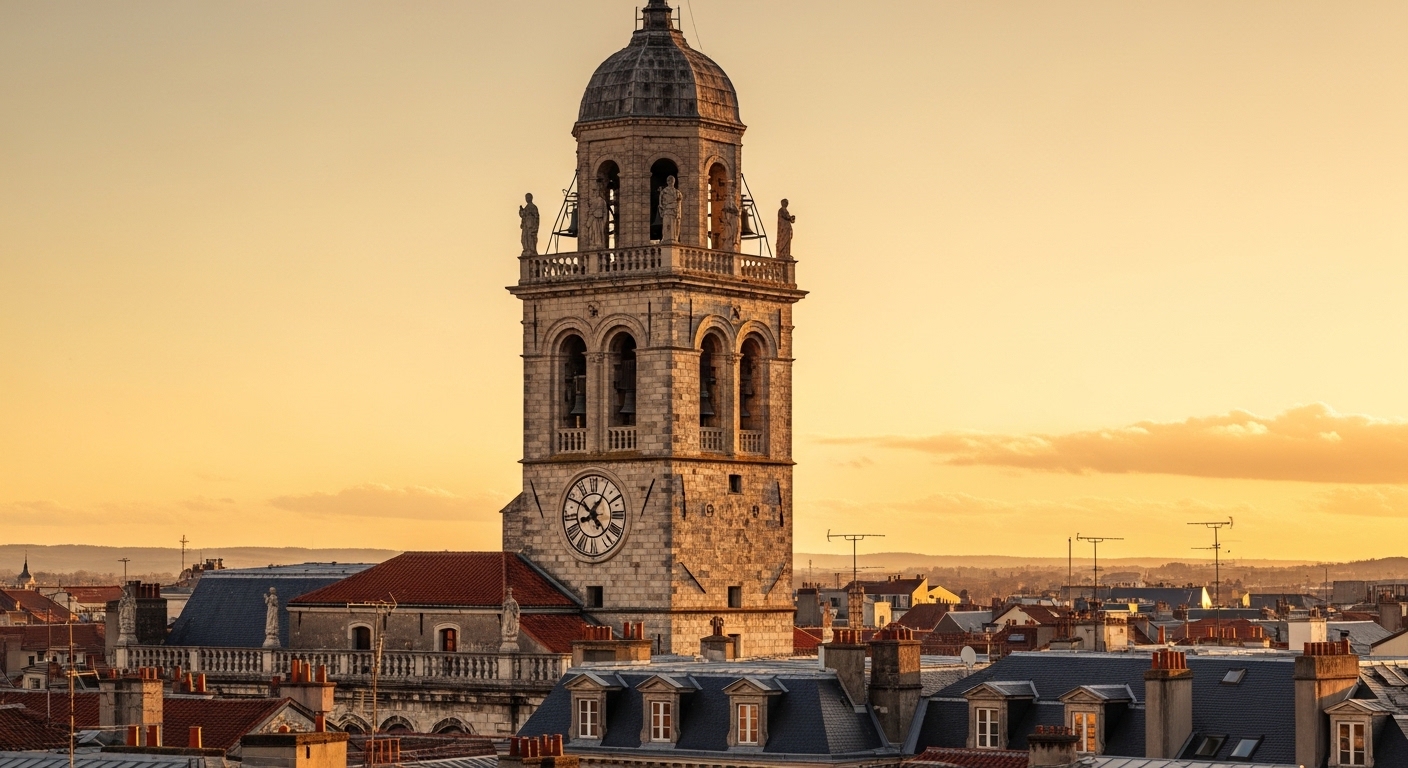 Sunset-Synchronized Bell Towers