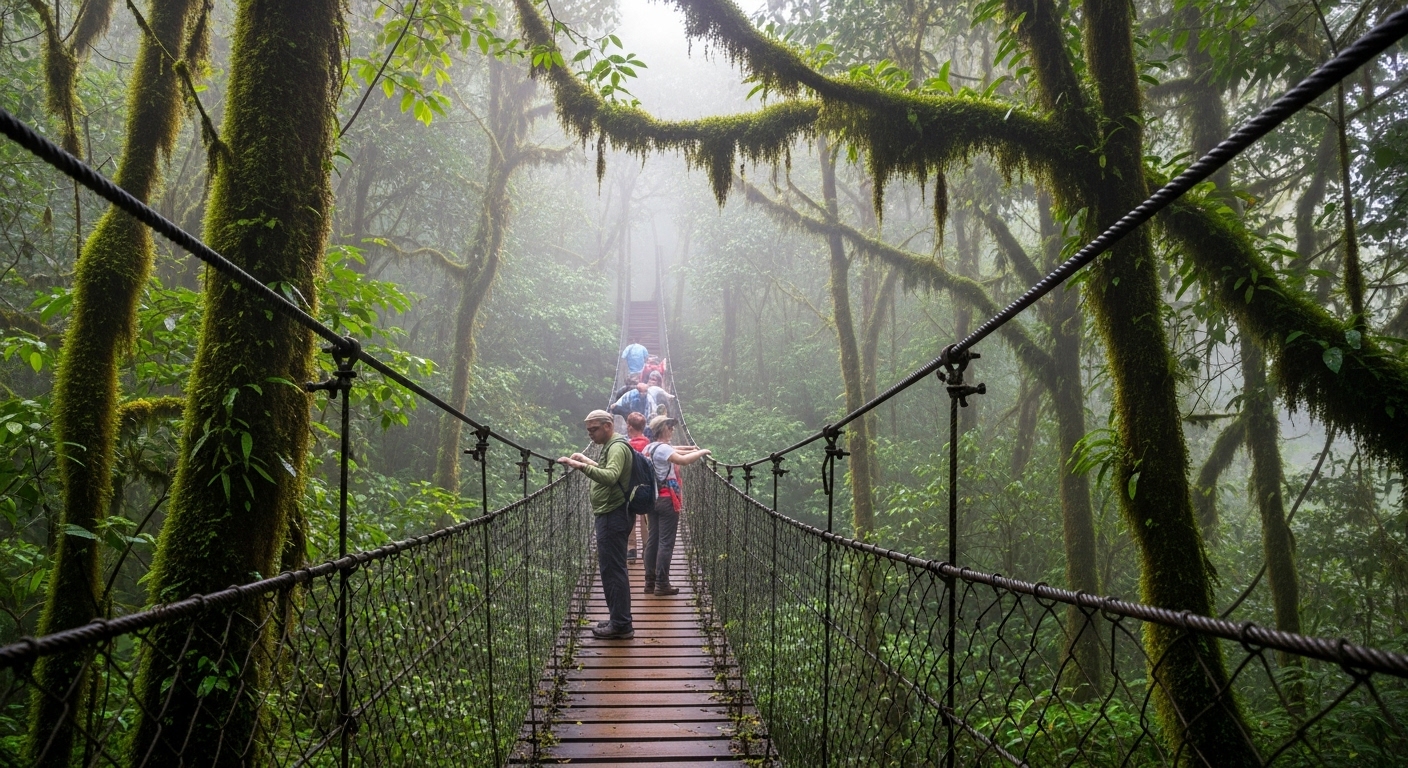 Step Into The Canopy: Cloud Forest Bridges For Beginners