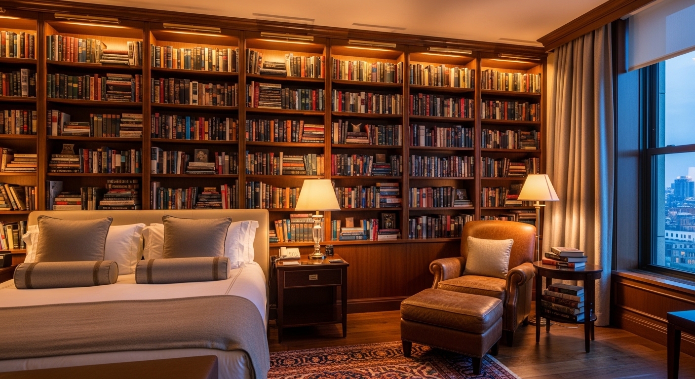 Library Hotels: Sleep Among First Editions