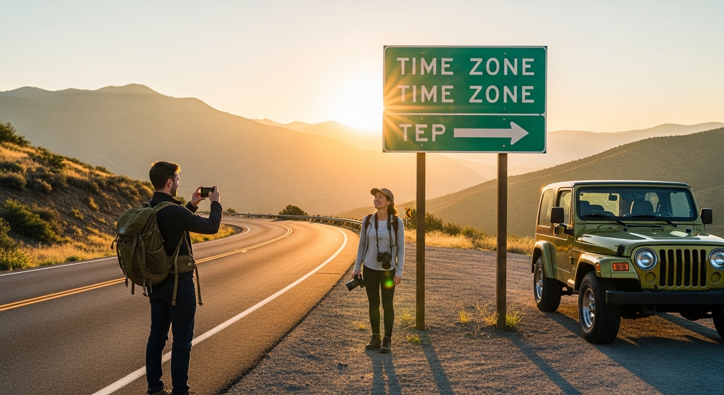 Time-Zone Line Day Trips: Breakfast in One - Dinner in Another