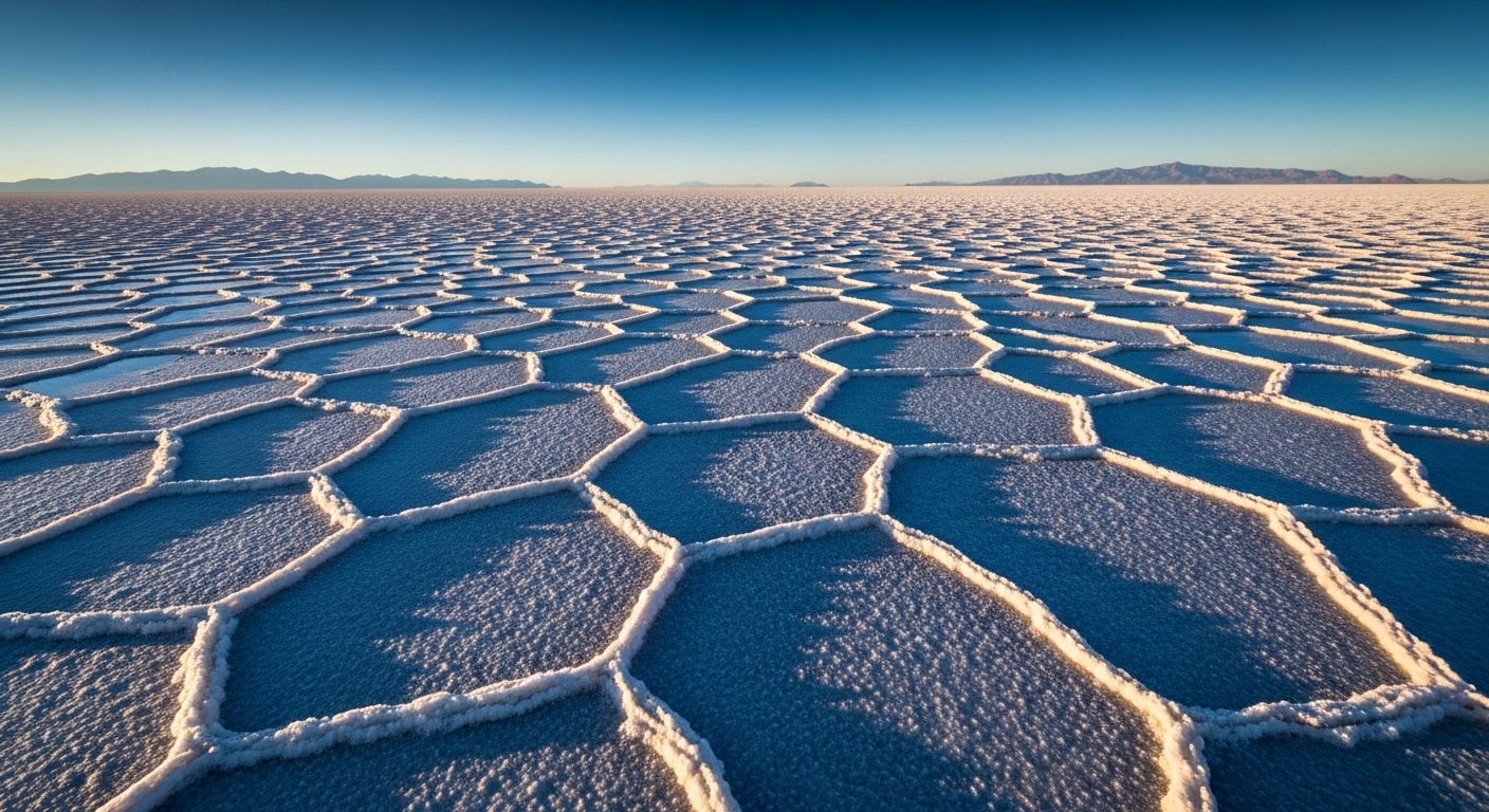 Salt Crystal Fields That Grow Like Crops