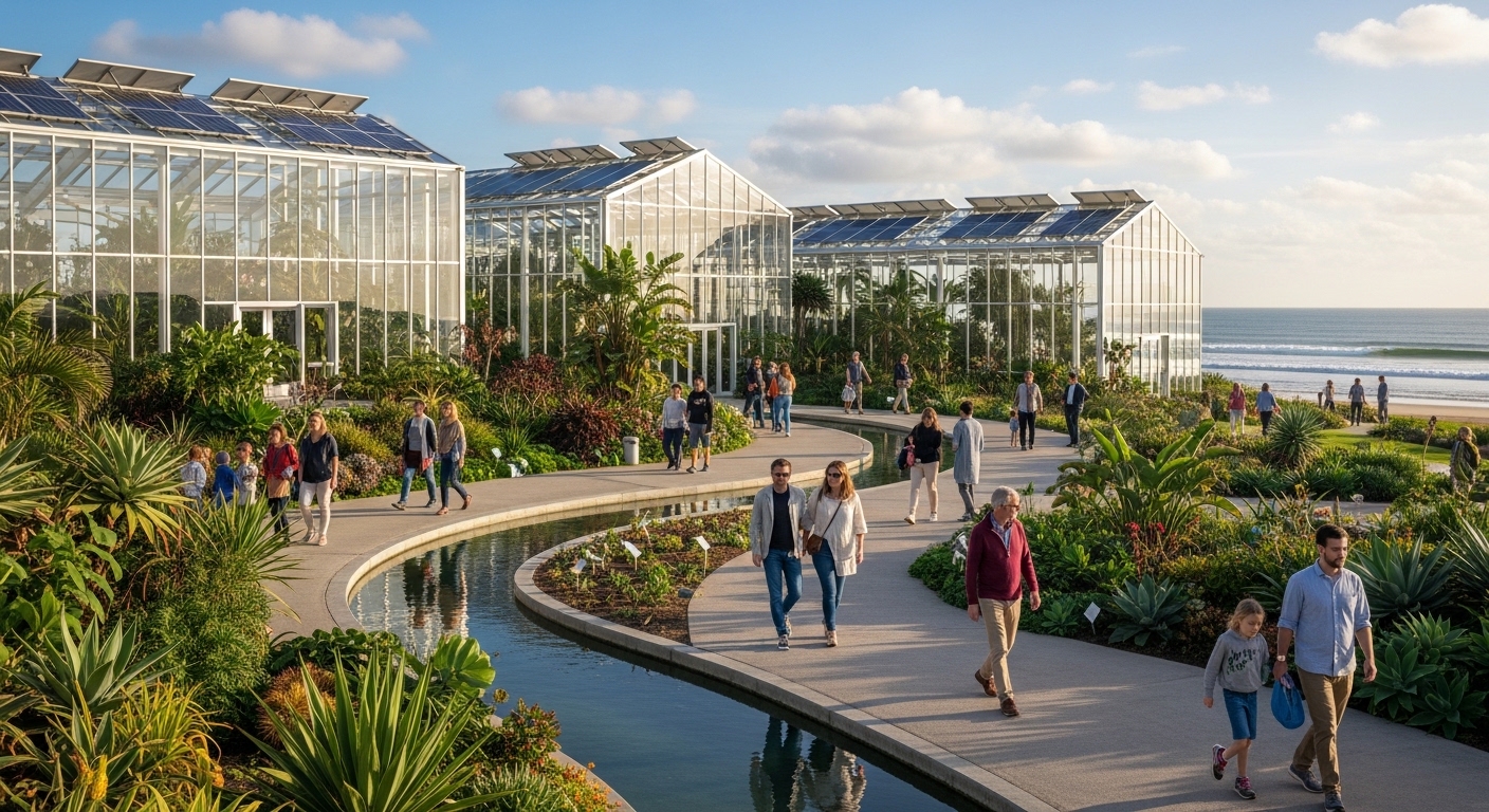 Solar Desalination Gardens by the Coast