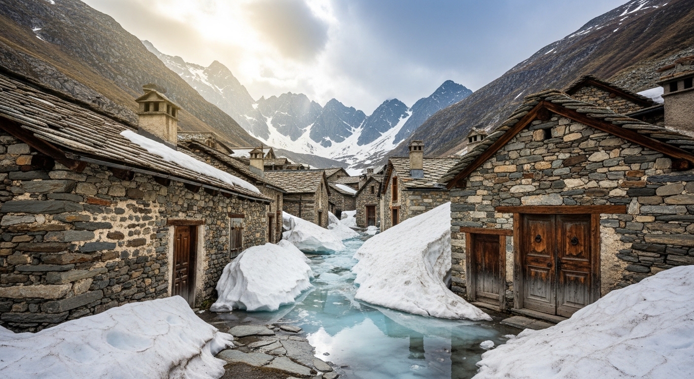 Glacier Door Villages Emerging Each Summer