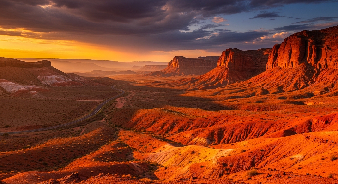 Magma-Colored Soil Gardens