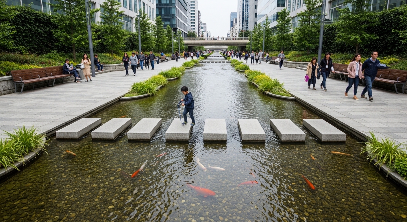 City Rain Drains Turned Fish Ladders & Walkways
