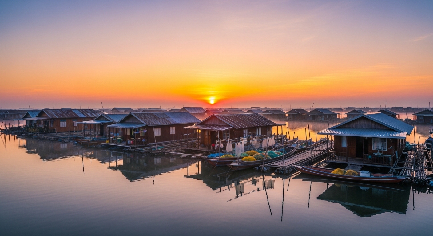 Migratory Island Villages That Shift With Currents