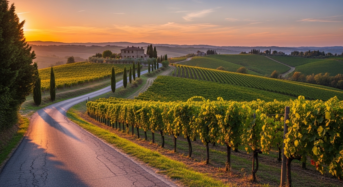 Planning a Travel Route Through Wine Valleys