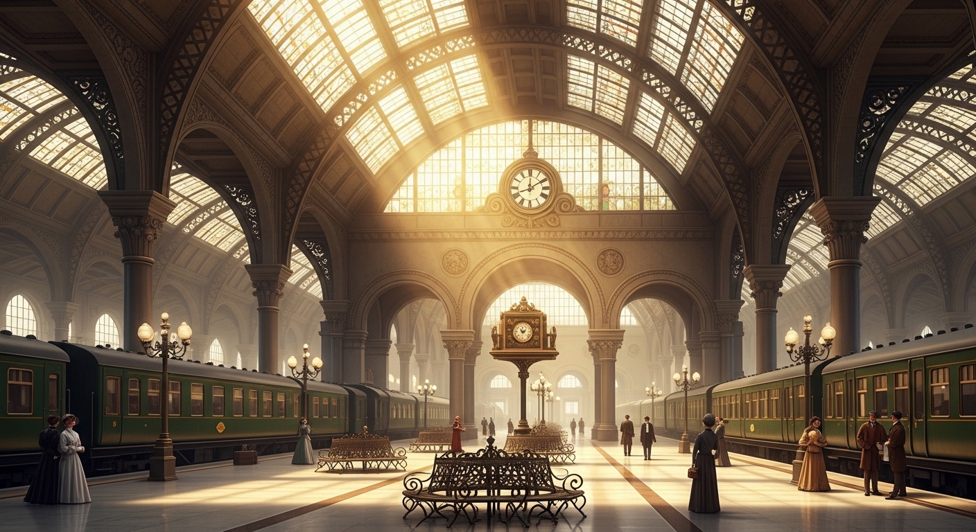 Hidden Railway Stations with Stunning Architecture: Discover the World’s Most Beautiful Rail Secrets