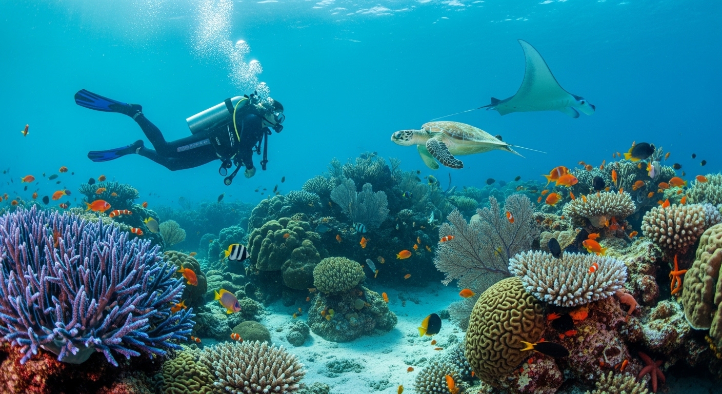 Coral reef travel destinations