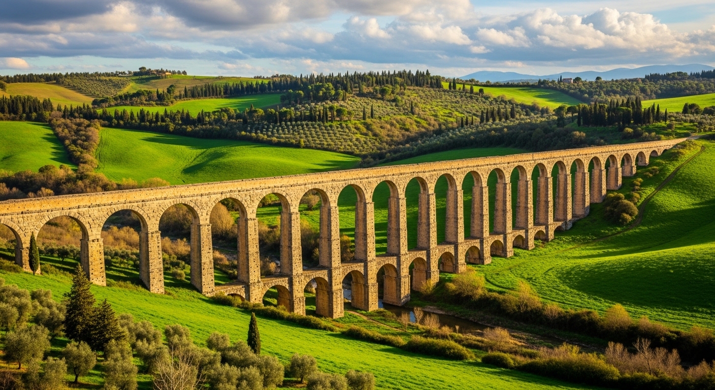 Travel Back in Time with Ancient Aqueduct Wonders