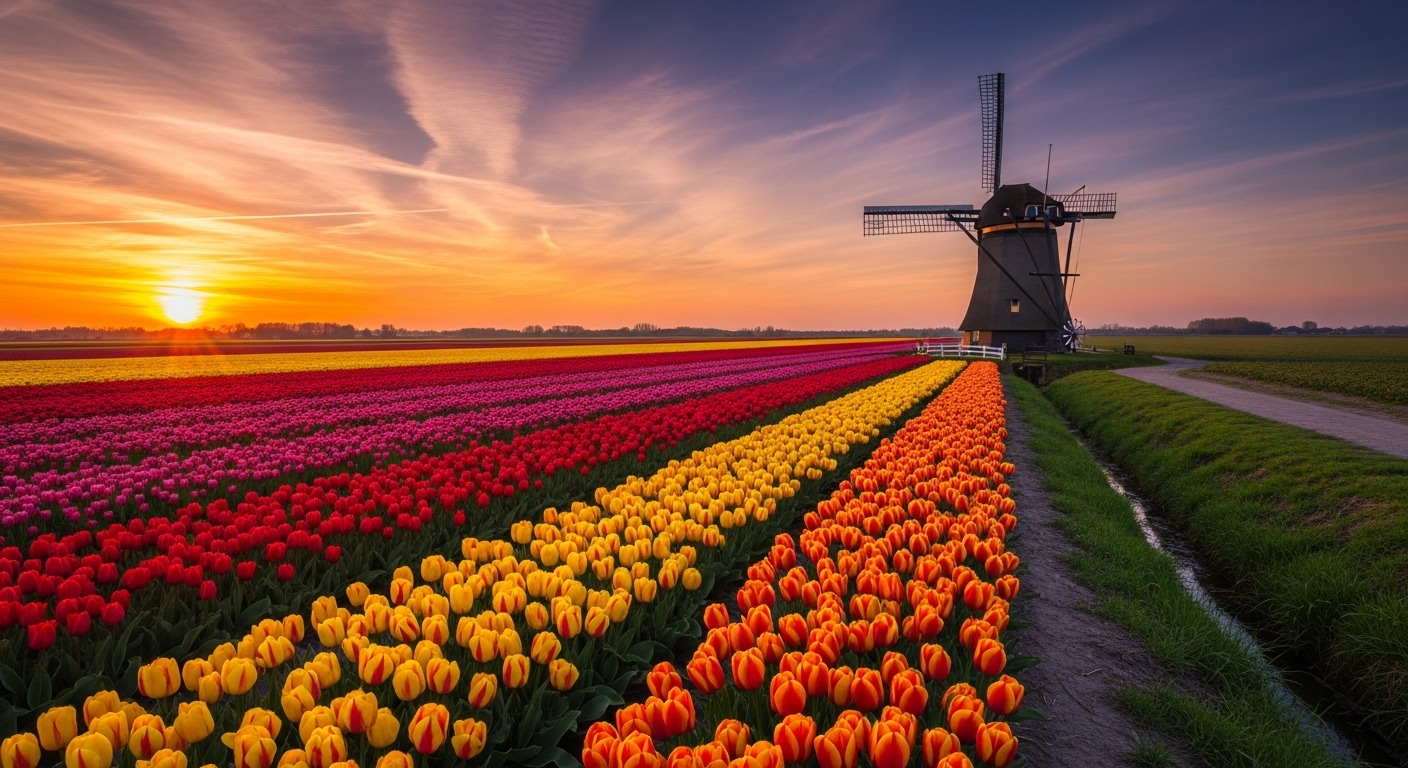 Enchanting Escapes: Traveling Through Regions Famous for Windmills and Watermills